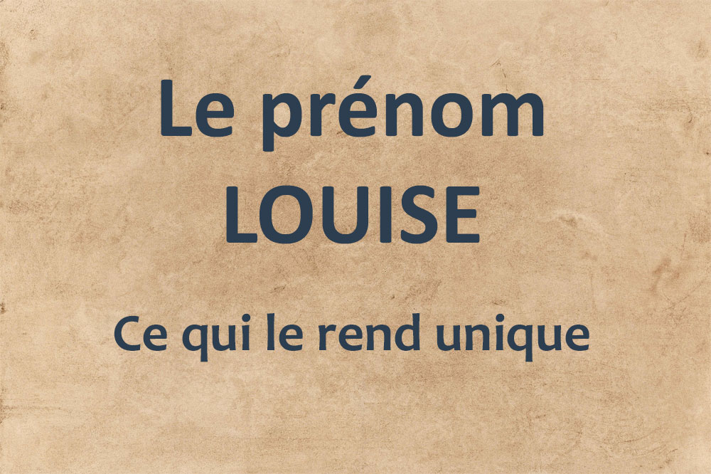 livre ebook prenom louise